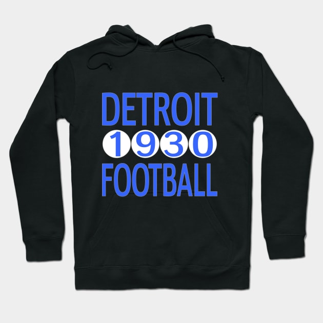 Detroit Football Classic Hoodie by Medo Creations